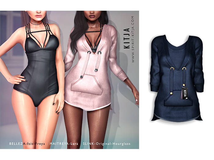 KITJA - Fiona Sweatdress NAVY