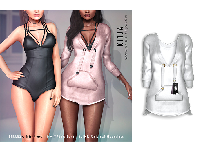 KITJA - Fiona Sweatdress WHITE