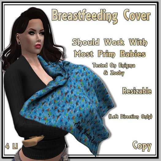 Second Life Marketplace CM Breastfeeding Cover 32