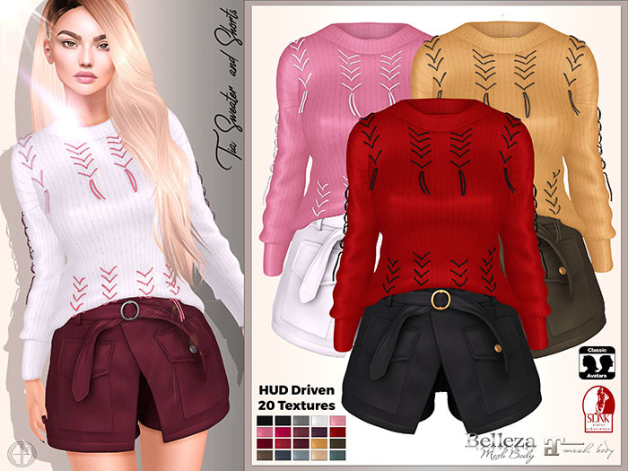 [hh] PROMO!!! Tia Sweater Sweater and Shorts