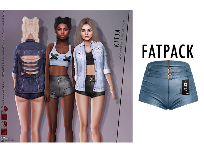 KITJA - Catty Shorts FATPACK HUD [MIX&MATCH+]