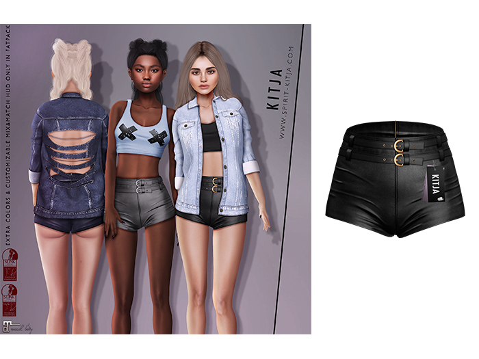 KITJA - Catty Shorts BLACK