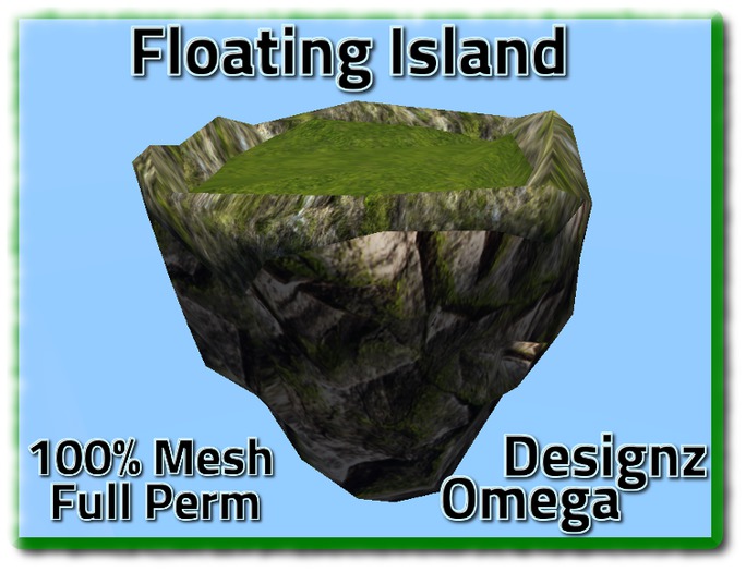 Sky Island (Green) Mesh Full Perm