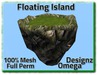 Green floating island