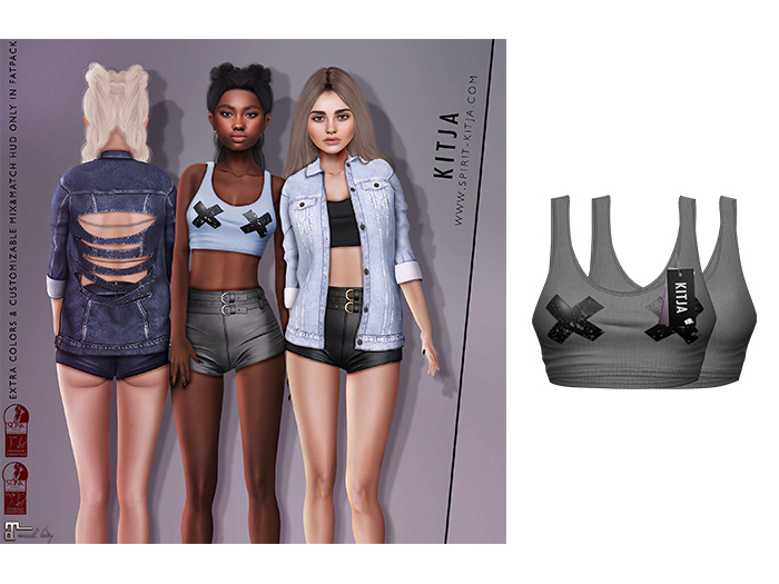 KITJA - Catty Top GREY