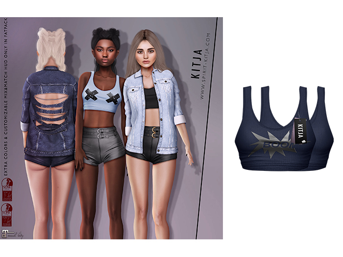 KITJA - Catty Top NAVY