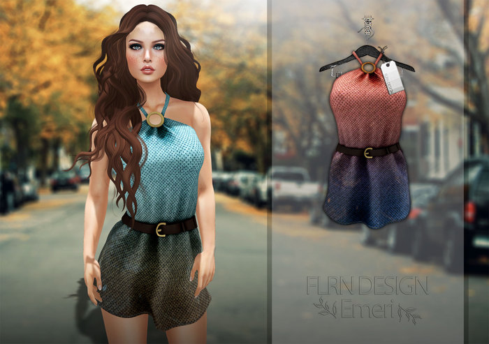 [FLRN] Emeri Dress Red