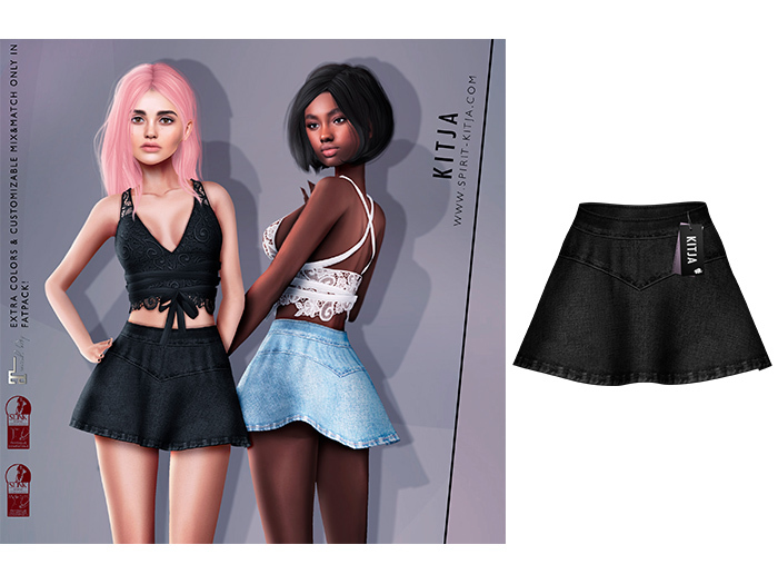 KITJA - Yasmin Skirt BLACK