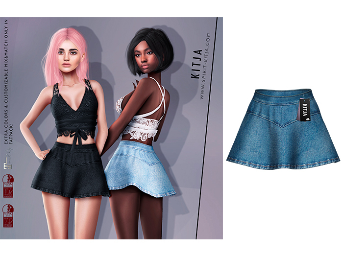 KITJA - Yasmin Skirt BLUE