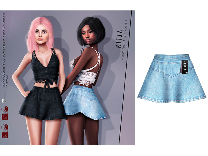 KITJA - Yasmin Skirt L.BLUE
