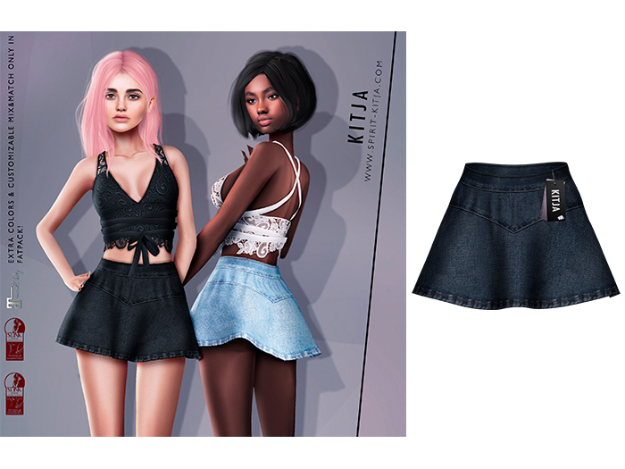 KITJA - Yasmin Skirt NAVY