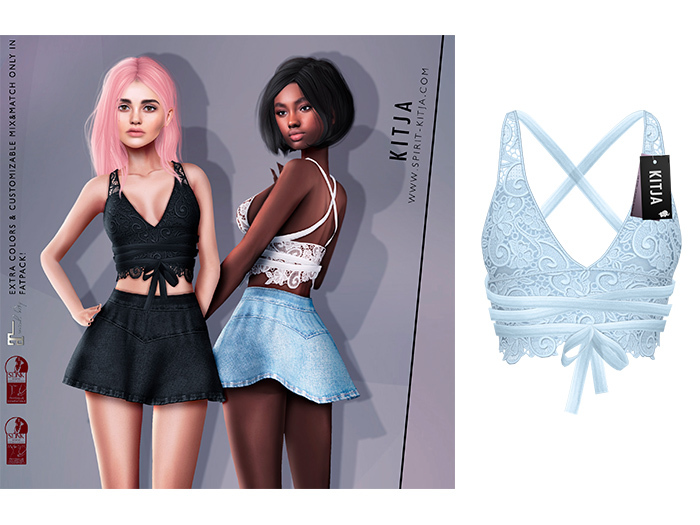 KITJA - Yasmin Top BLUE