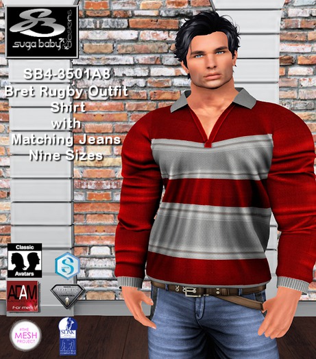 SB4-3501A8  Bret  Rugby Outfit
