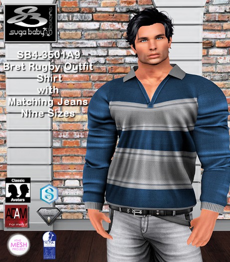 SB4-3501A9  Bret  Rugby Outfit