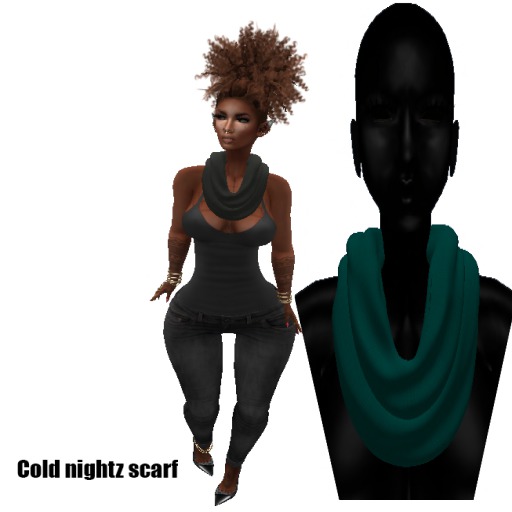 ~SM~  teal Cold nightz scarf