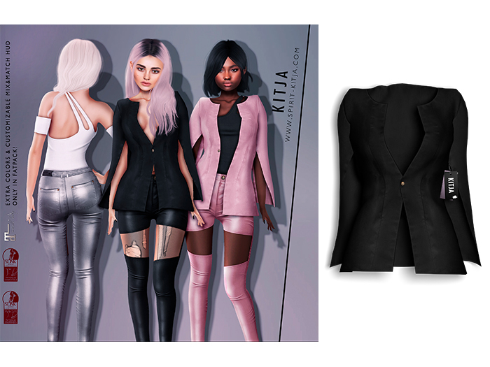 KITJA - Naomi Blazer BLACK