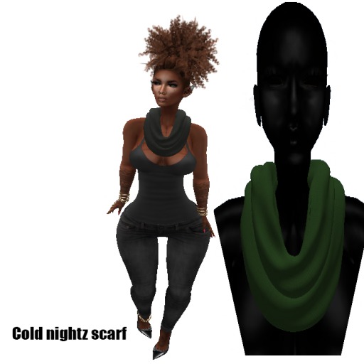 ~SM~ olive Cold nightz scarf
