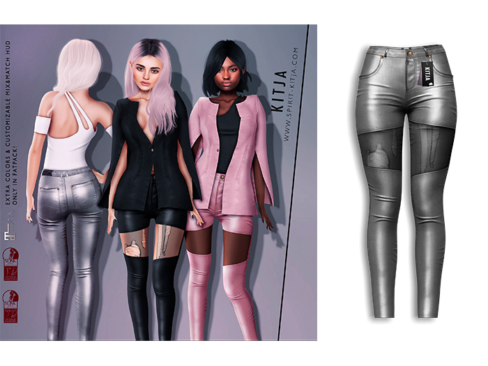 KITJA - Naomi Pants SILVER