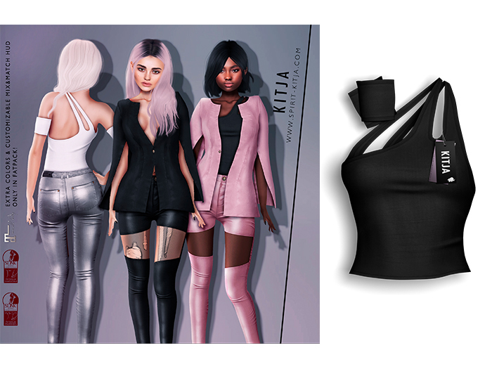 KITJA - Naomi Top BLACK