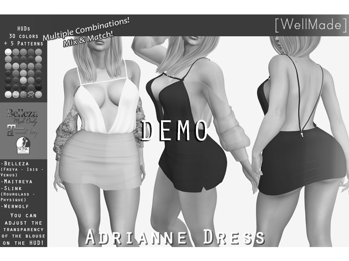 [WellMade] Adrianne Dress DEMO