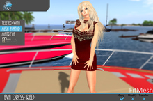 Sirius Design Eva Dress Red For Maiterya Boxed