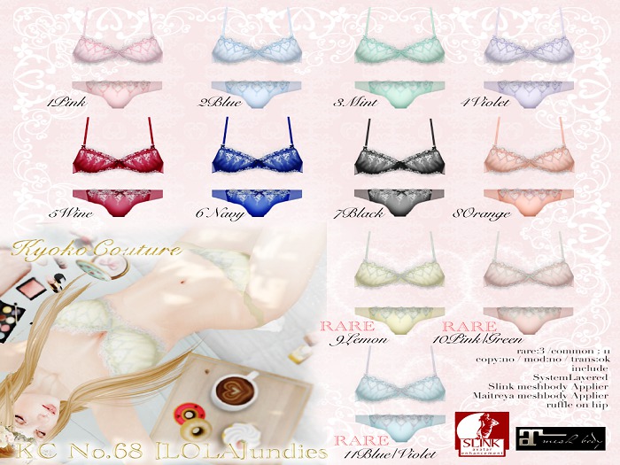 KC No.68[LORA]2(10.Pink/Green)RARE