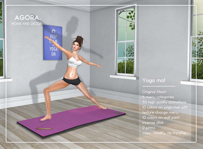 Agora - Yoga mat MESH