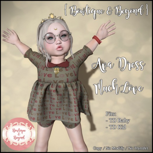 { Bowtique & Beyond } Ava Dress / Much Love [BOXED]