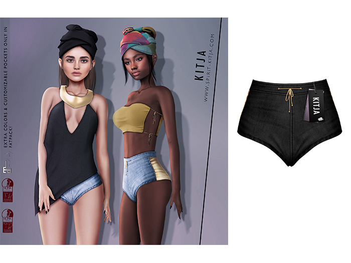 KITJA - Sahara Shorts BLACK