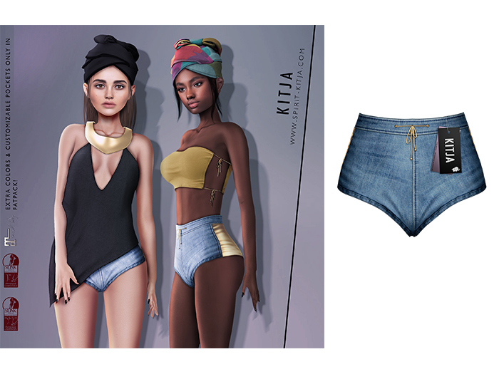KITJA - Sahara Shorts BLUE
