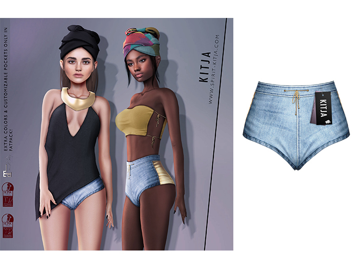 KITJA - Sahara Shorts M.BLUE