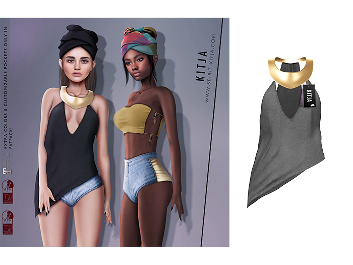 KITJA - Sahara Tank Top GREY