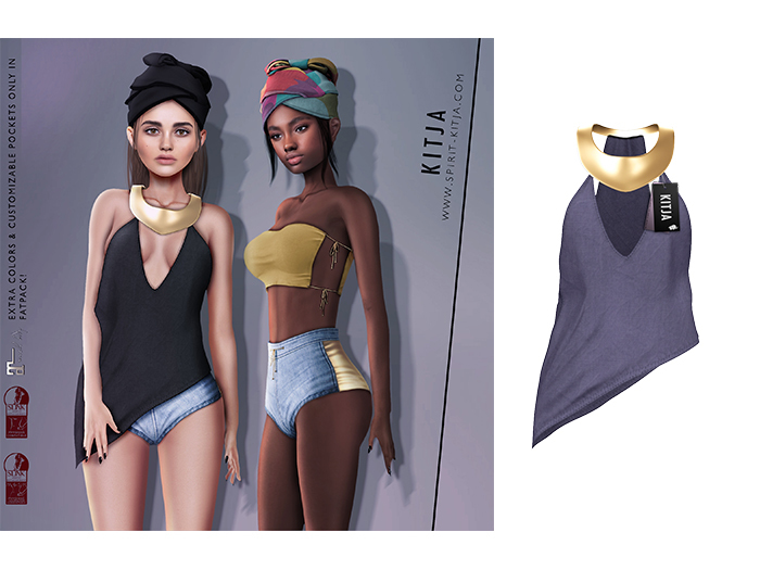 KITJA - Sahara Tank Top PURPLE