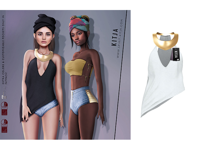 KITJA - Sahara Tank Top WHITE