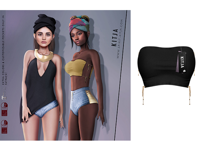 KITJA - Sahara Top BLACK