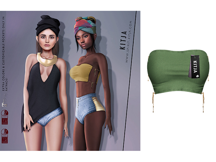 KITJA - Sahara Top KHAKI