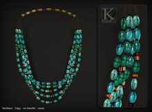 (Kunglers) Vatusi necklace - turquoise