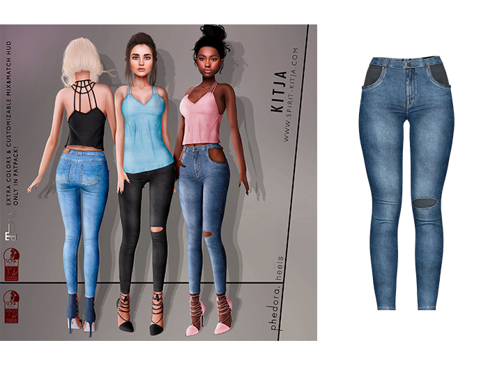 KITJA - Celena Jeans BLUE