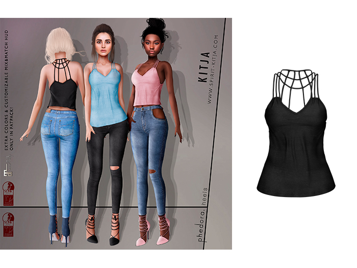 KITJA - Celena Top BLACK