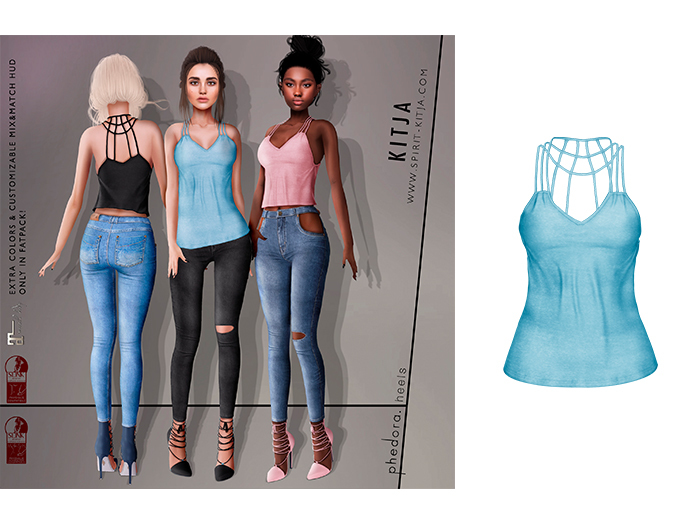 KITJA - Celena Top BLUE