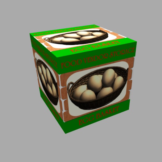 Vendor Storage Egg Basket