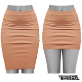 TETRA - Pencil Skirt (Nude)