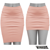 TETRA - Pencil Skirt (Rose)