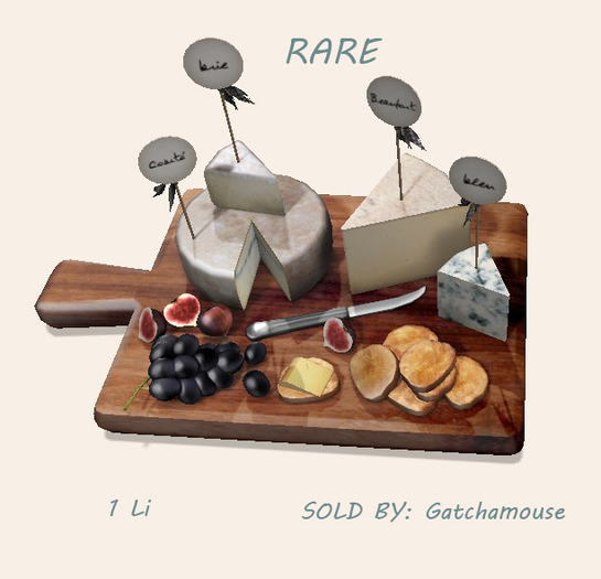 -tres blah- Soiree - Cheese Tray RARE