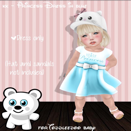 kk- Princess Dress Blue