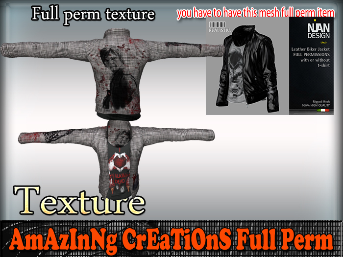 AmAzInG CrEaTiOnS Texture Leather-Jacket 1