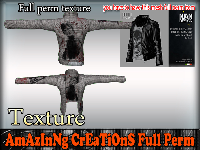 AmAzInG CrEaTiOnS Texture Leather-Jacket 3