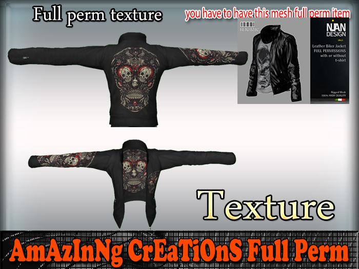 AmAzInG CrEaTiOnS Texture Leather-Jacket 7
