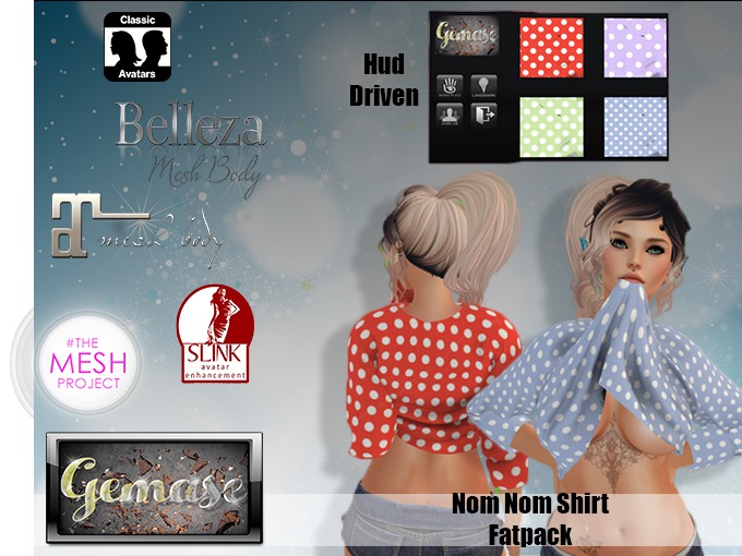 Gemase Designs - NomNom Shirt FATPACK - Wear Me