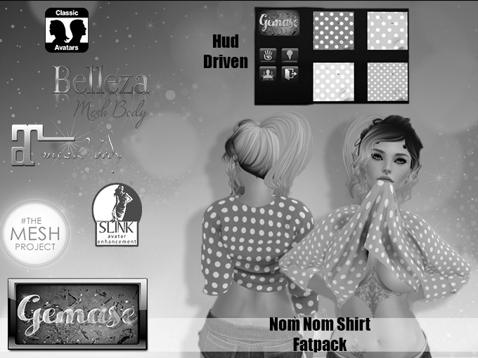 Gemase Designs - NomNom Shirt - DEMO - - Wear Me